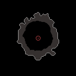 The world map around Spindel