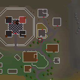 The world map around Breoca