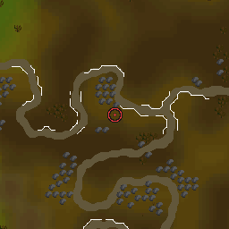 The world map around Deadly red spider