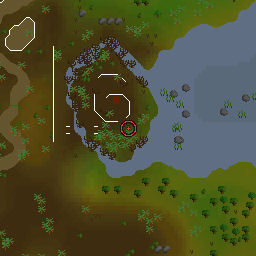 The world map around Gorad