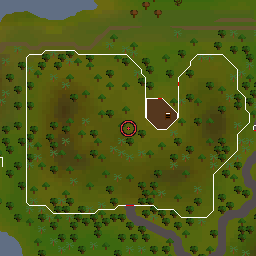 The world map around Guard dog