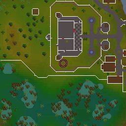 The world map around Hans