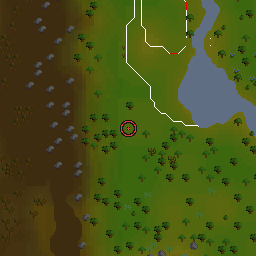 The world map around Hill Giant