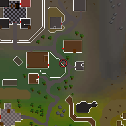 The world map around Hygd