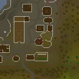 The world map around Lanzig