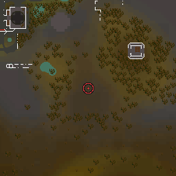 The world map around Mammoth