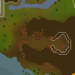 The world map around Skogre
